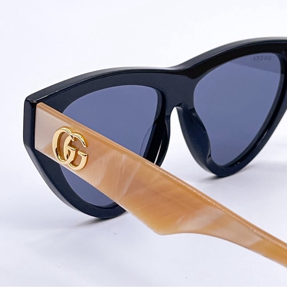 💯 Authentic Gucci Blue Cat Eye Ladies Sunglasses GG1333S 004 - Picture 11 of 15